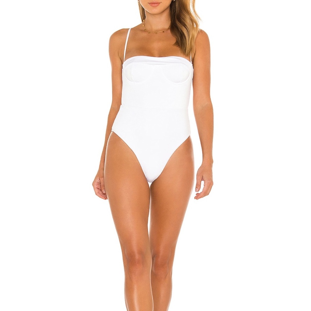 White Ezra one piece, revel rey, size medium, brand new